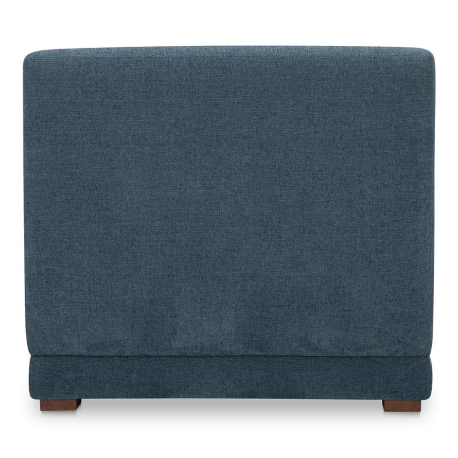 Fraser Slipper Chair Deep Blue by Moes Home