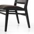Sage Dining Chair In Antwerp Noir And Brushed Ebony Beech And Brushed Ebony Cane by Four Hands