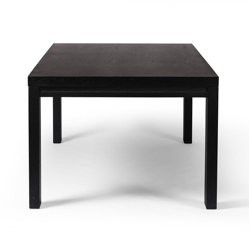 Millie Dining Table - Drifted Matte Black Veneer by Four Hands