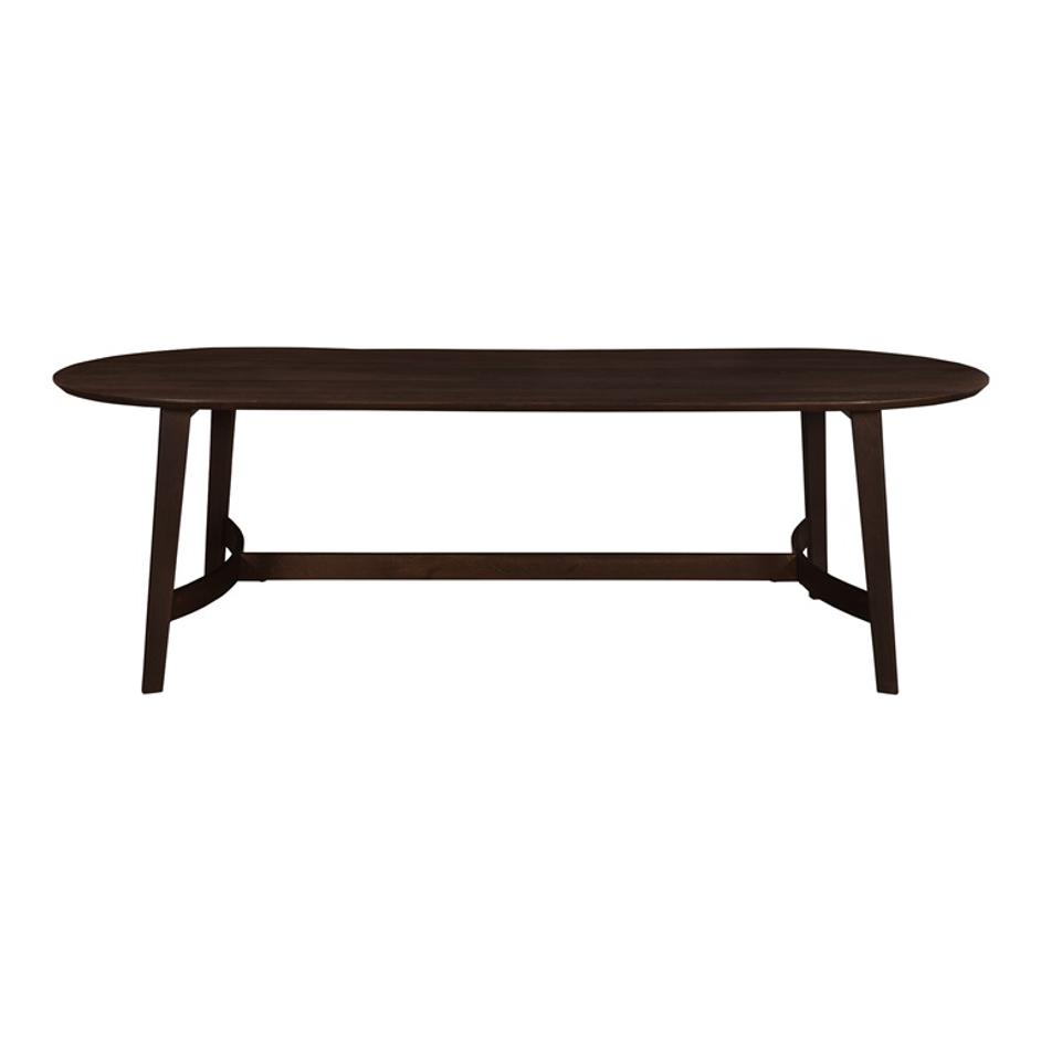 TRIE DINING TABLE SMALL DARK BROWN by Moes Home