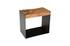Iron Frame Stool, Chamcha Wood, Natural by PHILLIPS COLLECTION