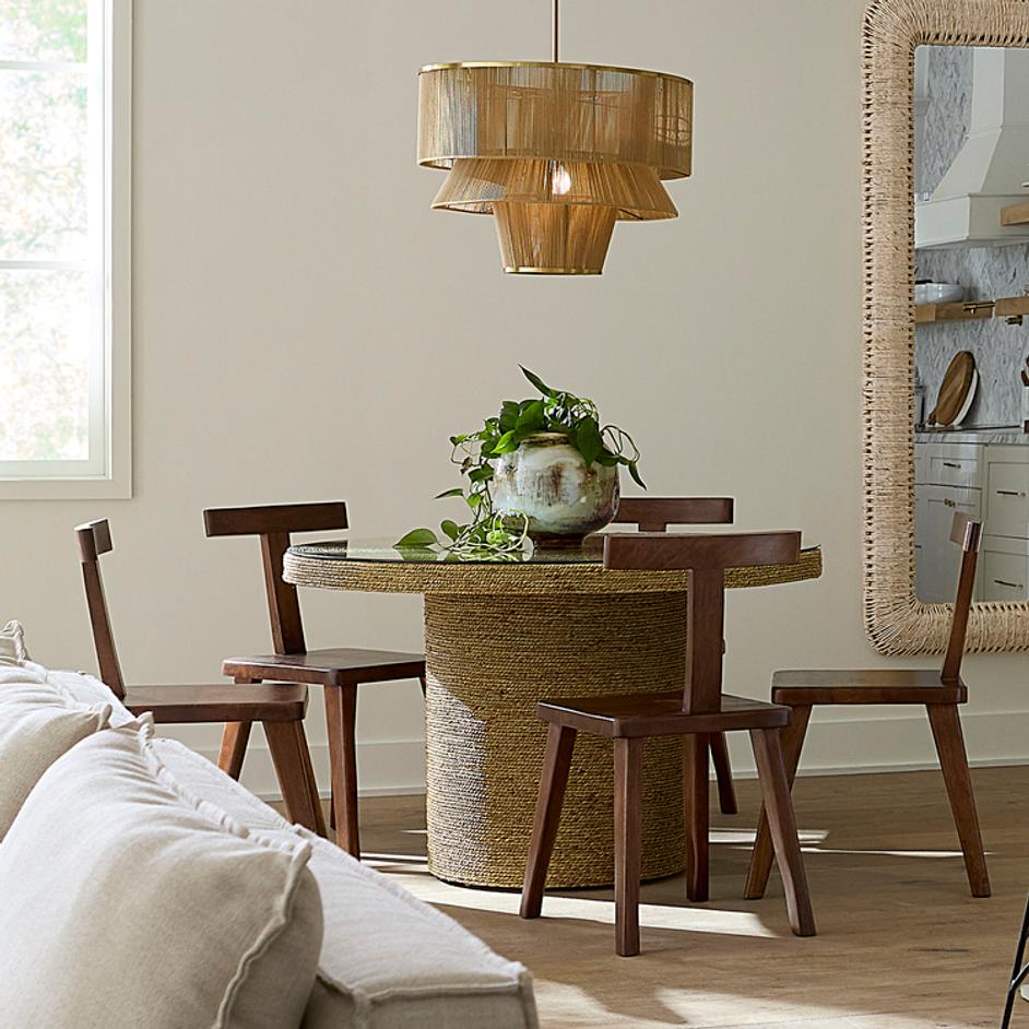 Harbor Seagrass Round Bistro Table by Jamie Young