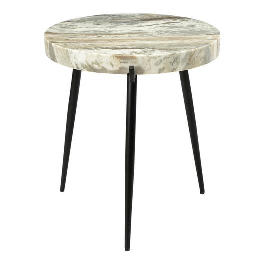BRINLEY MARBLE ACCENT TABLE by Moes Home