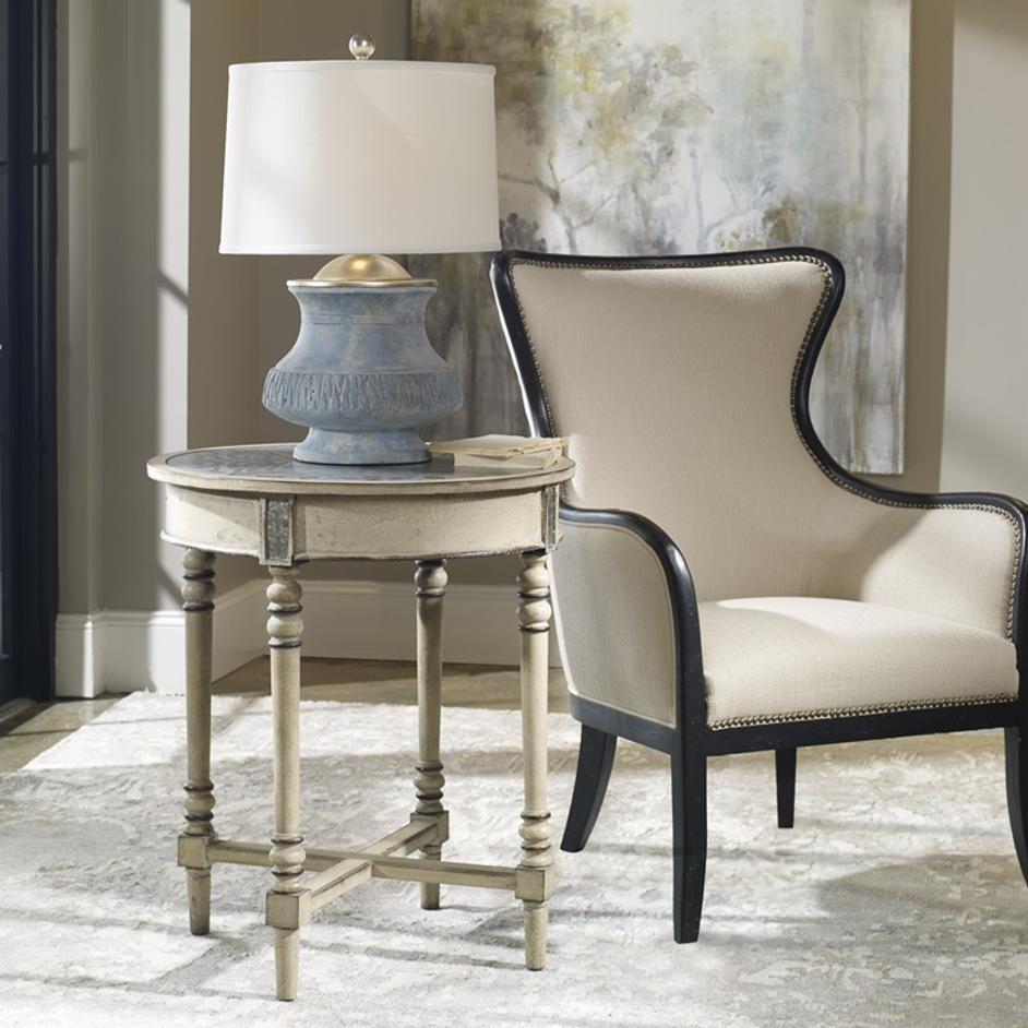 Sandy Wing Back Armchair by Uttermost