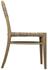 Faley Teak Chair with Rush Seagrass Weave and Clear Flat Finish by Noir Furniture