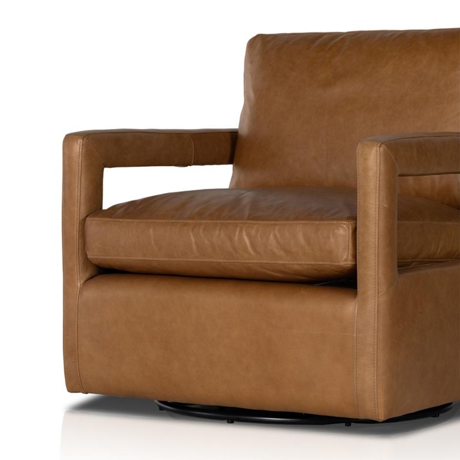 Olson Swivel Chair - Sonoma Butterscotch by Four Hands