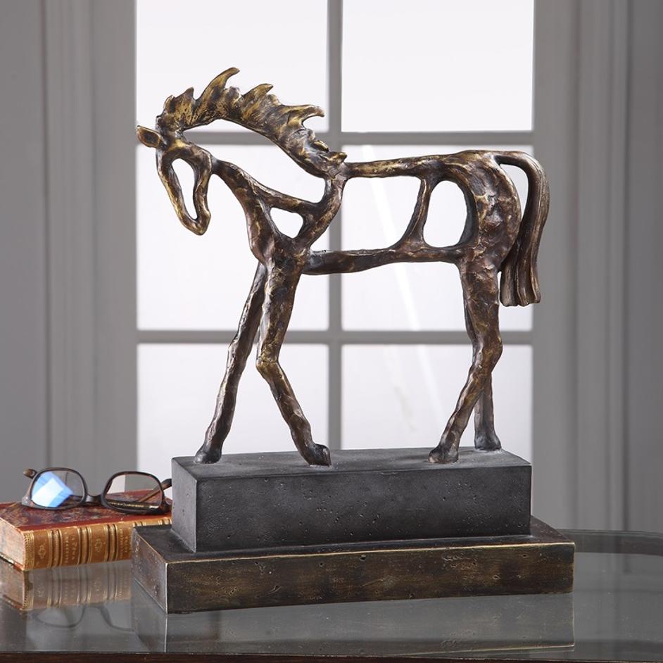 Titan Horse Sculpture by Uttermost
