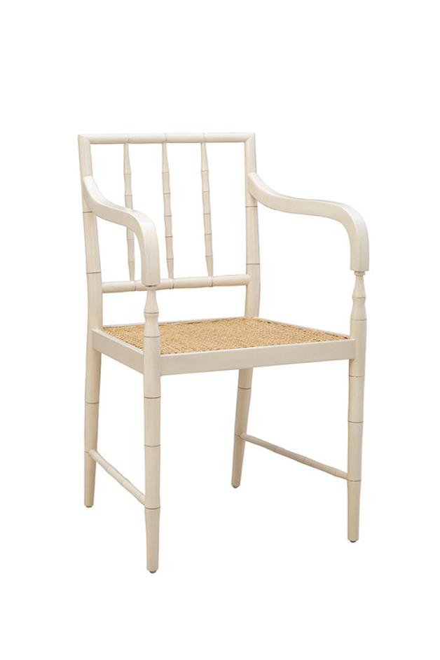 Cream Reynolds Arm Chair by Furniture Classics