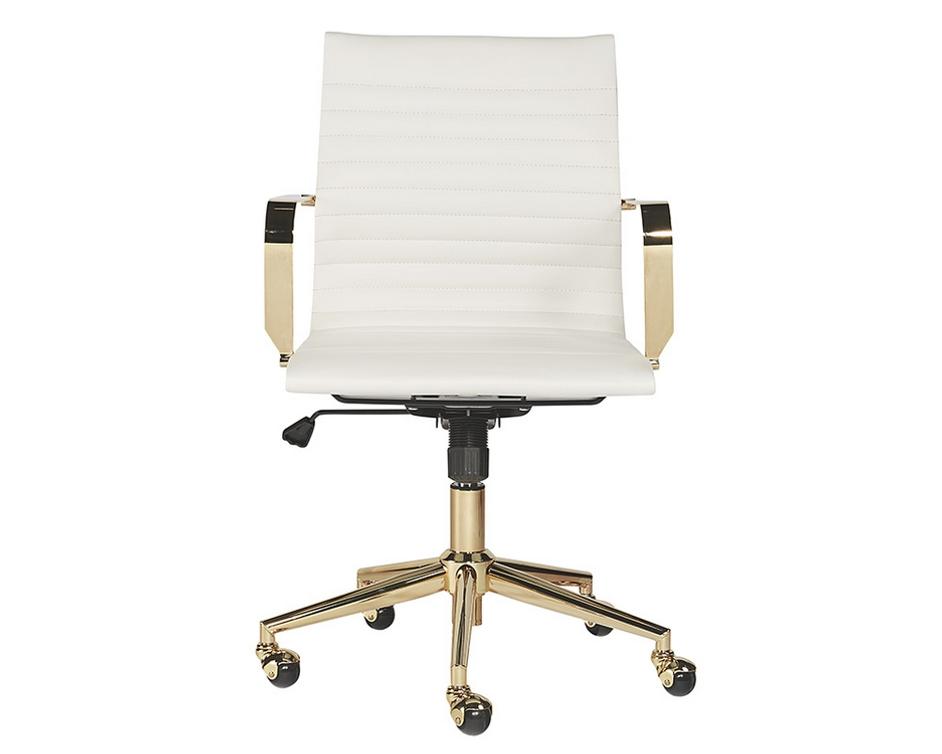 Jessica Office Chair - White by Sunpan