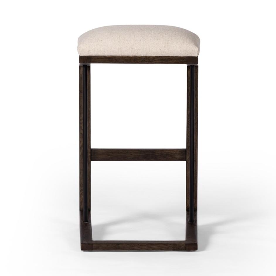 Finn Bar + Counter Stool In Sienna Brown Oak by Four Hands