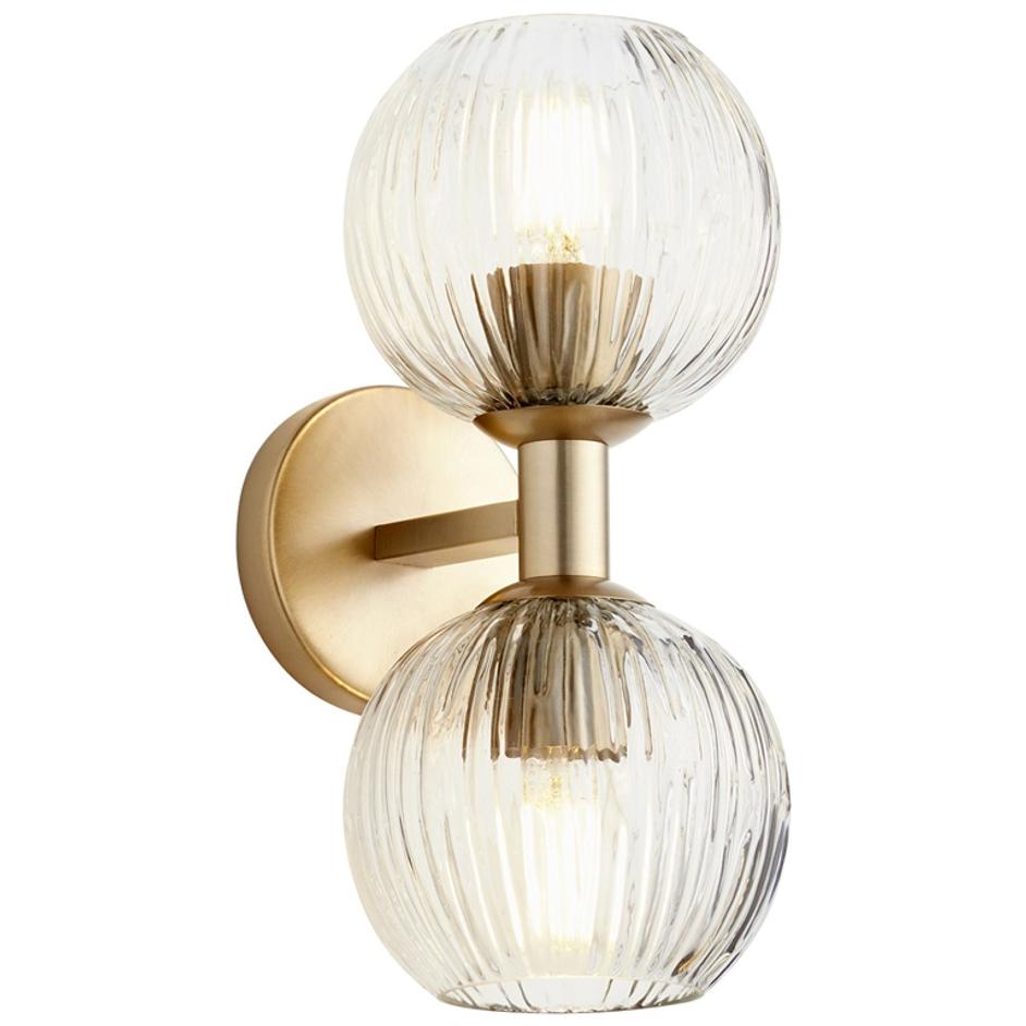 Helios Wall Mount in Aged Brass by Cyan Design