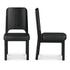 Kerr Dining Chair Vegan Leather Black-Set Of Two by Moes Home