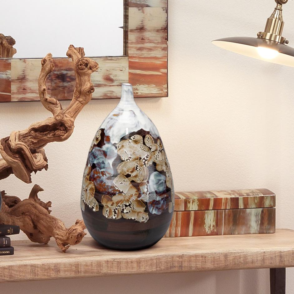 Collage Ceramic Decorative Vase, Large by Jamie Young