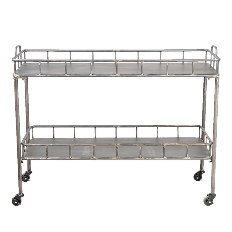 Display Table 2 Level Grey Finish by BIDK Home