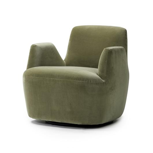 Reed Swivel Chair In Sapphire Sage by Four Hands