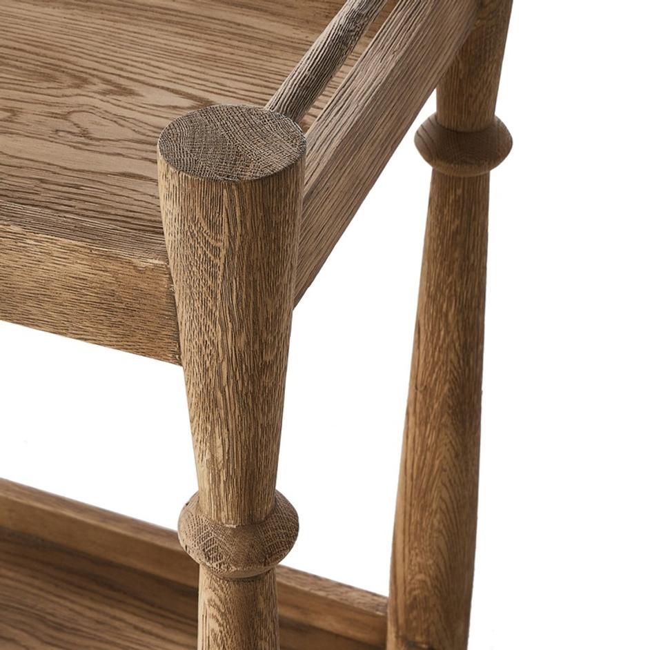 Alamosa Bar Cart In Light Wash Oak by Four Hands