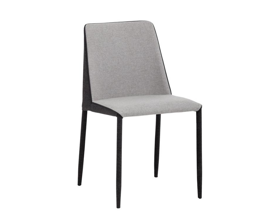 Renee Dining Chair - Armour Grey / Dark Slate by Sunpan