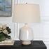 Opal Gloss White Table Lamp by Uttermost