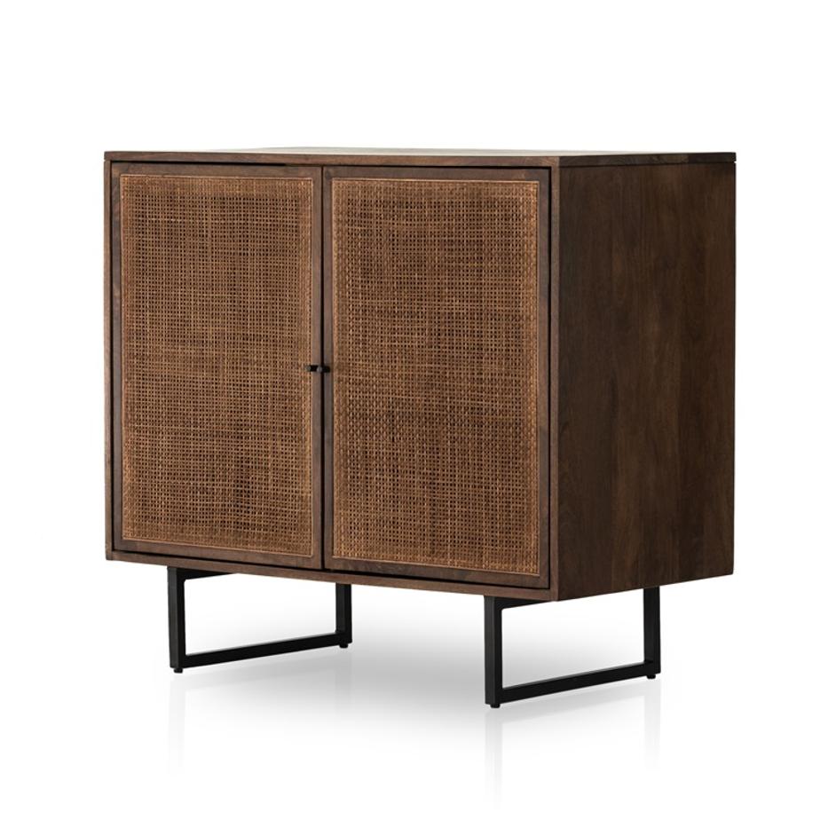 Carmel Small Cabinet In Brown Wash by FOUR HANDS
