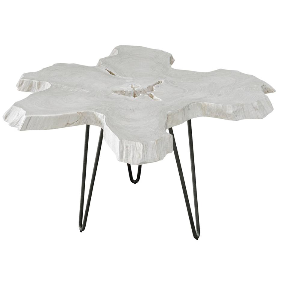 Trillium Bleached Teak Coffee Table by Uttermost