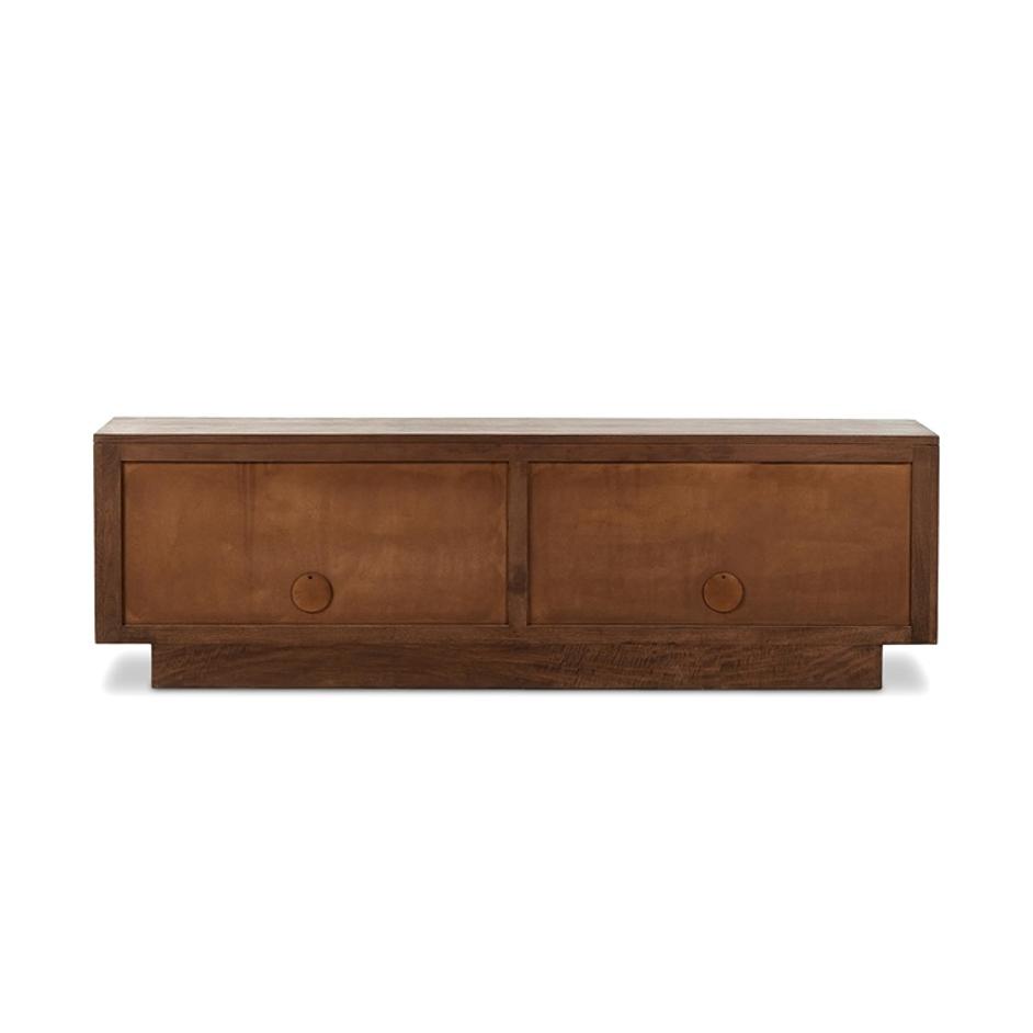 Gilmore Media Console in Aged Mango by FOUR HANDS