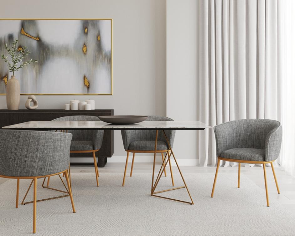 CALAIS HAND-TUFTED RUG - OATMEAL / GREY - 10' X 14' by Sunpan