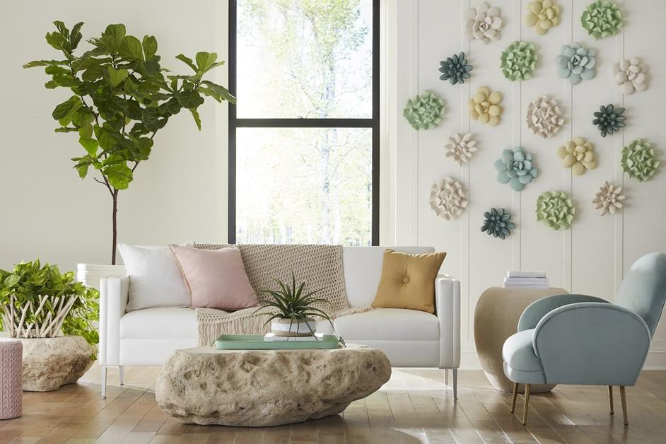 River Stone Side Table, Roman Stone by PHILLIPS COLLECTION