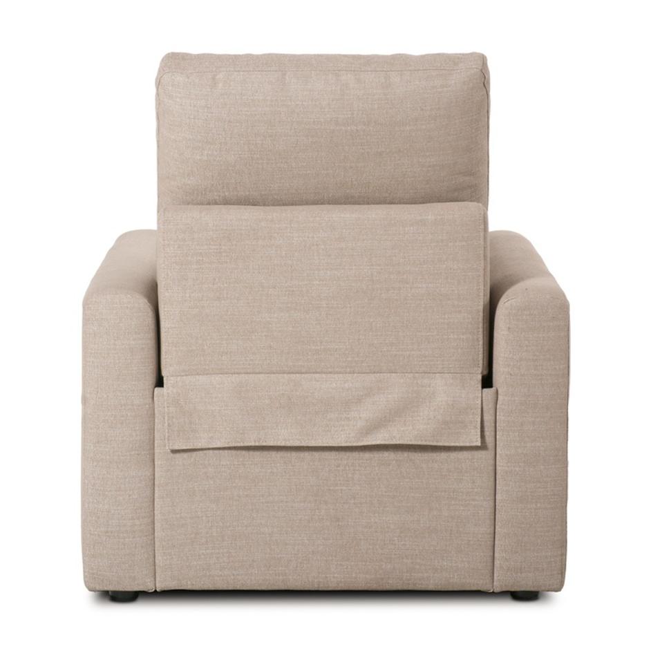 Tillery Power Recliner Accent Chair - Crypton® Nomad Taupe by Four Hands
