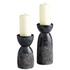Lg Escalante Candleholder in Black by Cyan Design