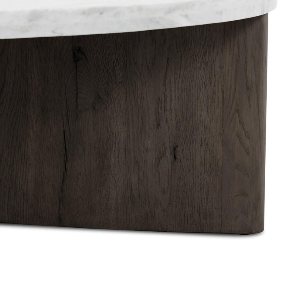 Toli Coffee Table - Italian White Marble by Four Hands