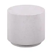 Terrazzo Light Speckled Side Table by tov furniture