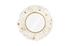 Round Honeycomb Mirror Brass by PHILLIPS COLLECTION