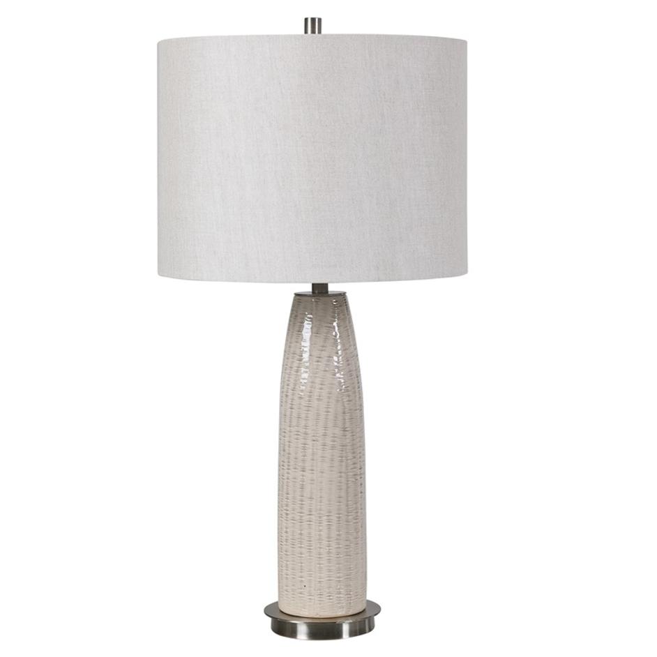 Delgado Light Gray Table Lamp by Uttermost