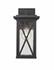 Brookside 1 Light Outdoor Wall Sconce in Black Finish by Z-Lite