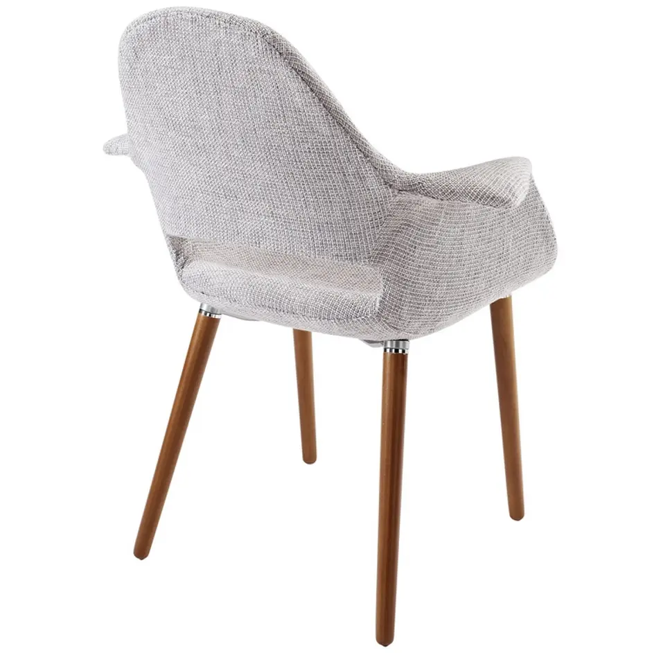 Rampart Dining Armchair In Light Gray by Modway Furniture