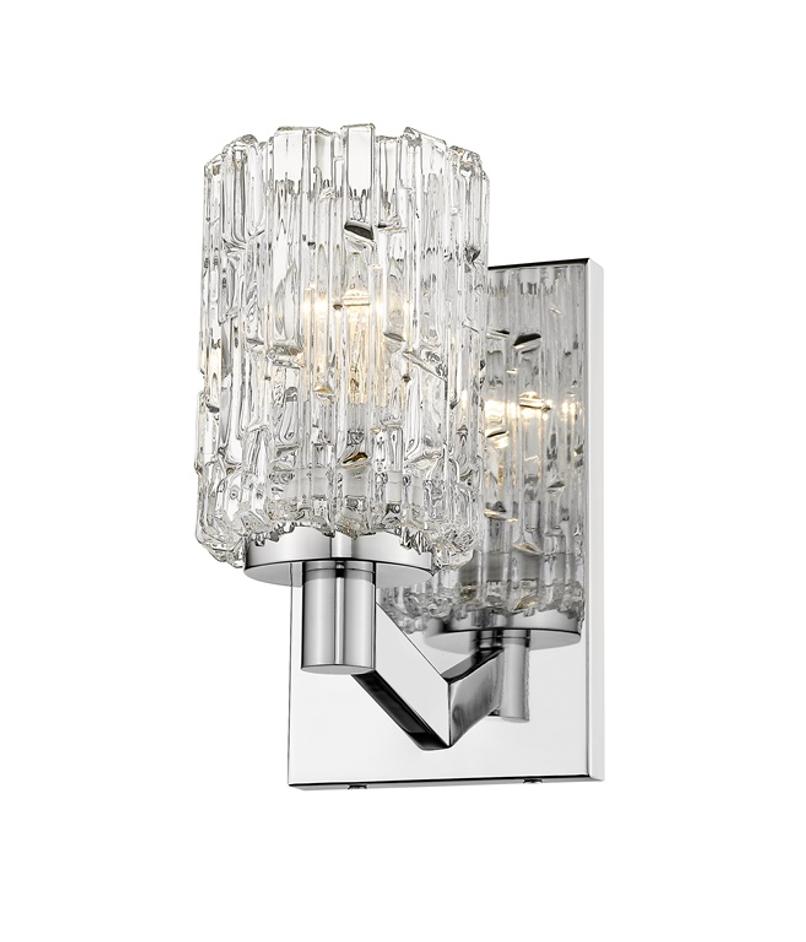 Aubrey 1 Light Wall Sconce in Chrome Finish by Z-Lite
