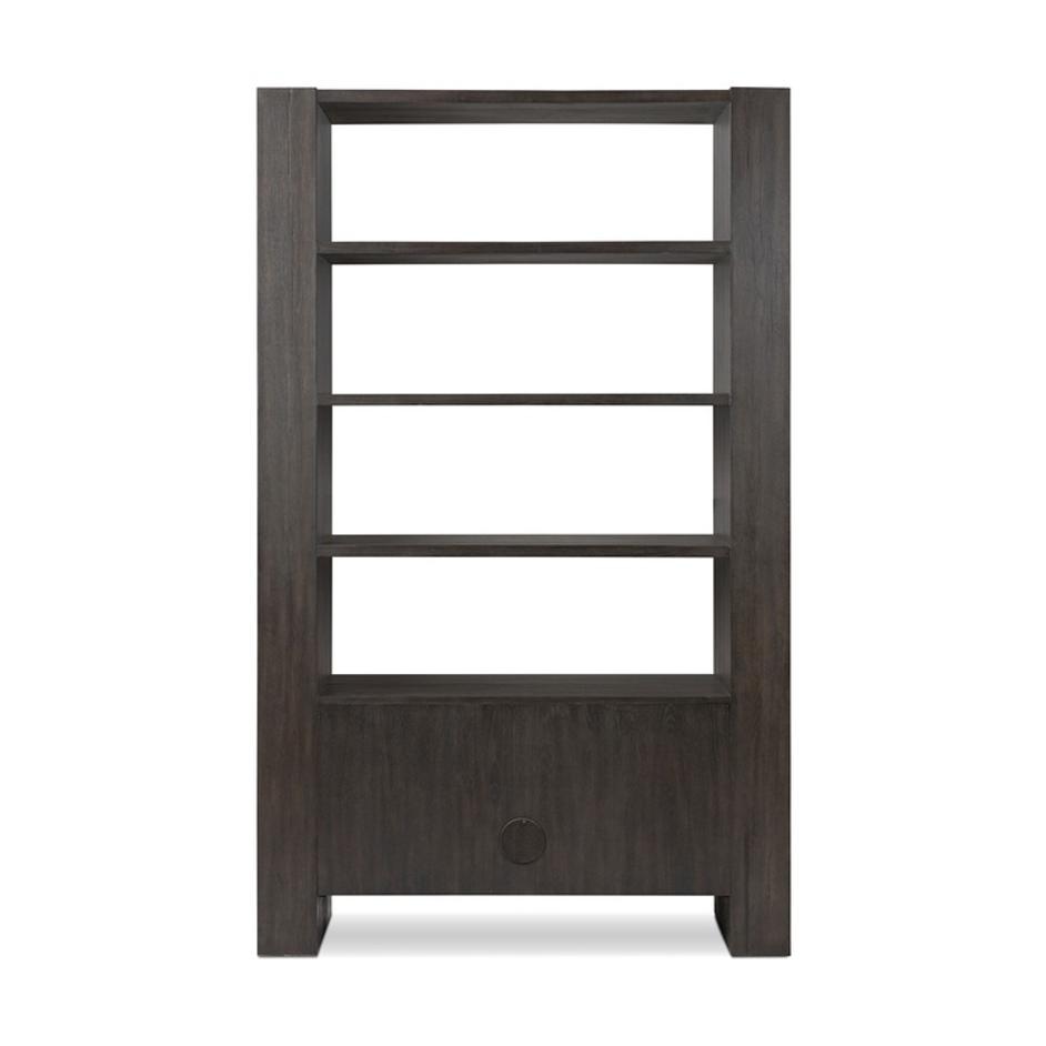 Fisher Bookcase - Smoked Black Veneer by Four Hands