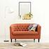 Sullivan Upholstered Fabric Loveseat In Orange by Modway Furniture