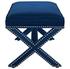 Espey Performance Velvet Bench In Navy by Modway Furniture