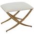 Expedition White Fabric Small Bench by Uttermost
