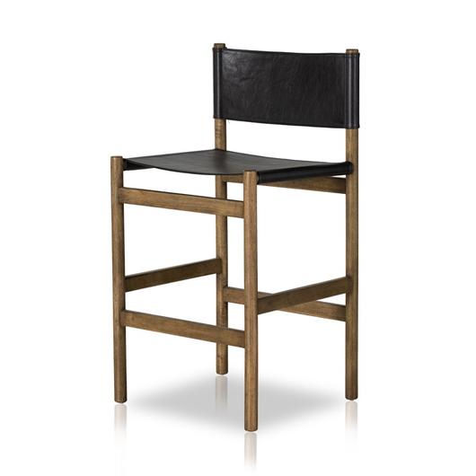 Kena Stool In Sonoma Black In Counter by FOUR HANDS