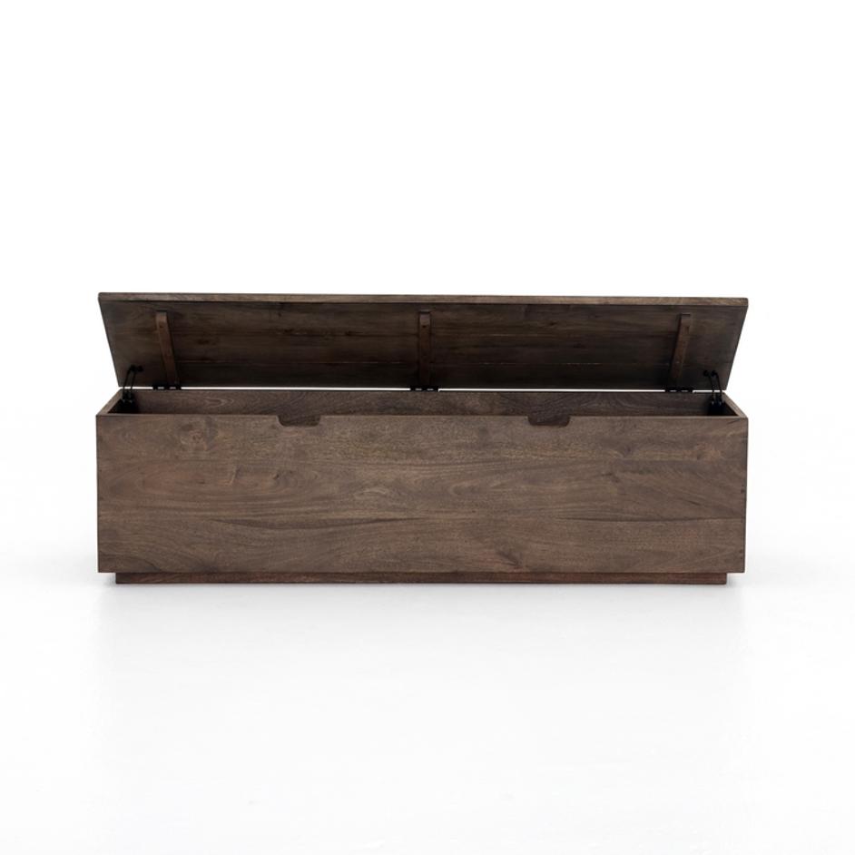 Duncan Trunk In Aged Brown by FOUR HANDS