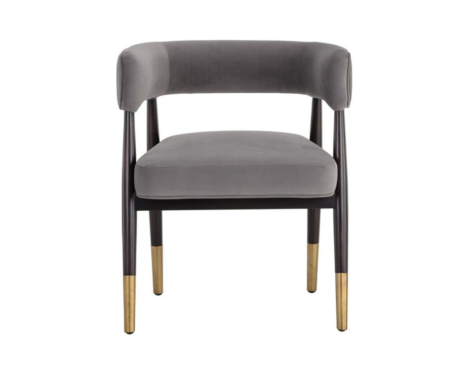 CALLEM DINING ARMCHAIR - ANTONIO CHARCOAL by Sunpan