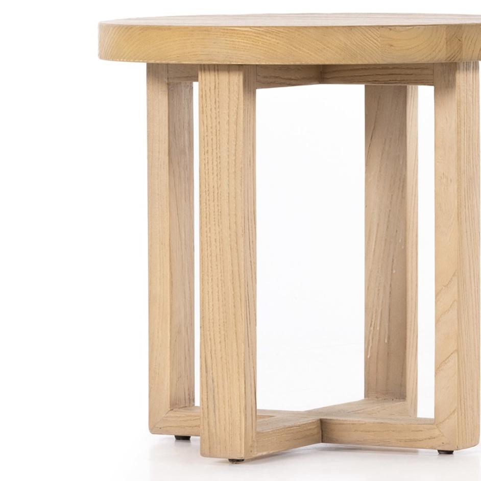 Liad End Table - Natural Nettlewood by Four Hands