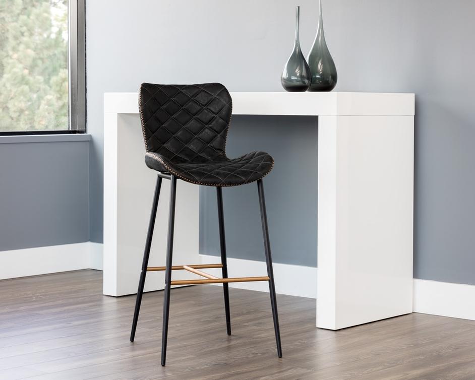 Lyla Barstool - Antique Black by Sunpan