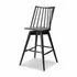 Lewis Swivel Bar Stool in Black Oak by FOUR HANDS