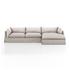 Habitat 2Pc Raf Sectional In 133'' In Moon by FOUR HANDS