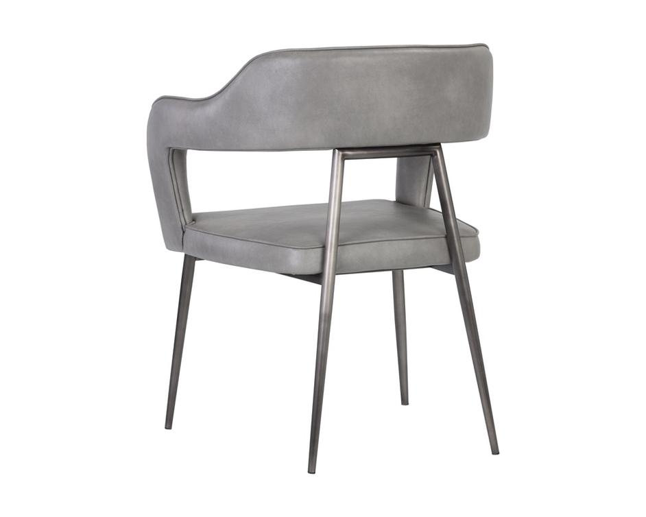 Kenny Dining Armchair - Bravo Metal by Sunpan