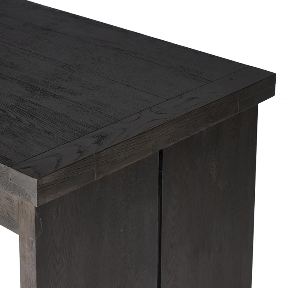 Warby Desk in Worn Black Veneer by FOUR HANDS
