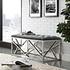Santoli Bench In Silver Gray by Modway Furniture
